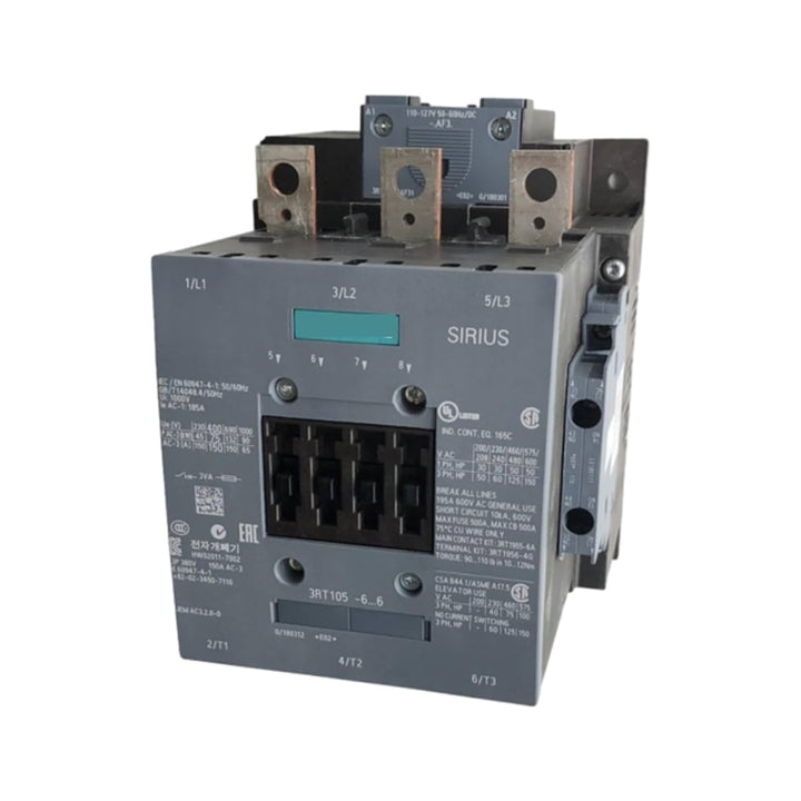 Contactor de potencia Siemens 3RT1056-6AF36 | SIRIUS, CA-3, 75 kW, 400 V,