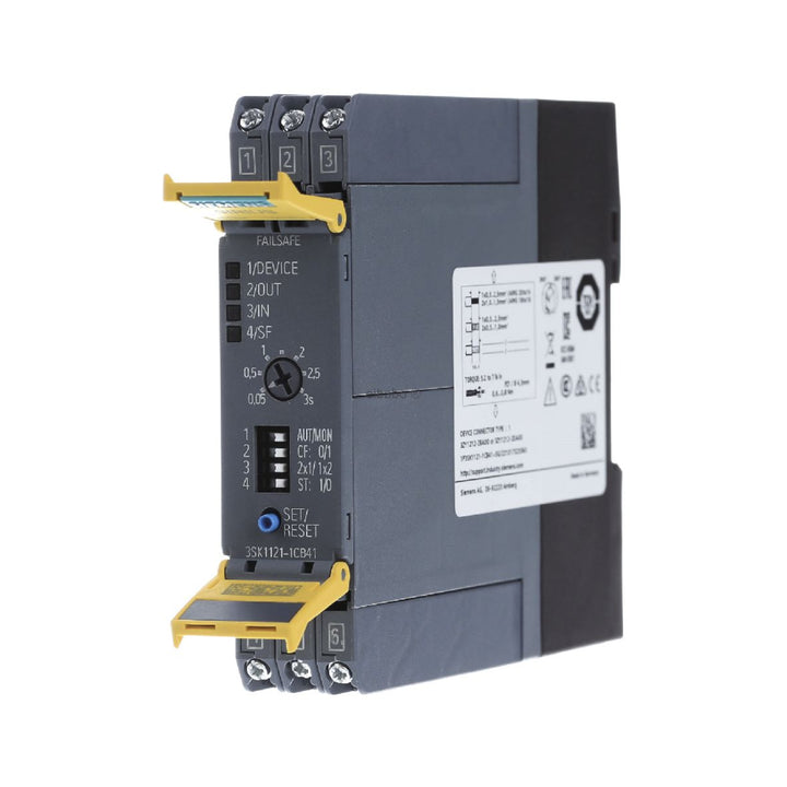 Relé de seguridad Siemens 3SK1121-1CB41 | SIRIUS, 24 V CC, 2 NA/1 NC