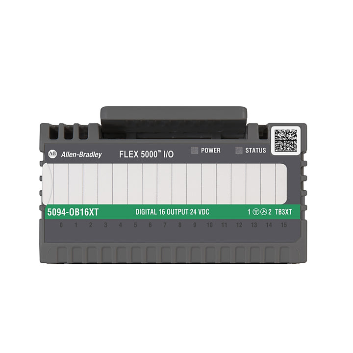 Allen‑Bradley 5094‑OB16XT FLEX 5000 output module, 16 sourcing, 24V DC, XT version for harsh environments