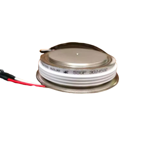 ABB 5SGF30J4502 GTO thyristor, 3000 A 4500 V, annular gate, 108 mm round package, low-loss free-floating silicon design