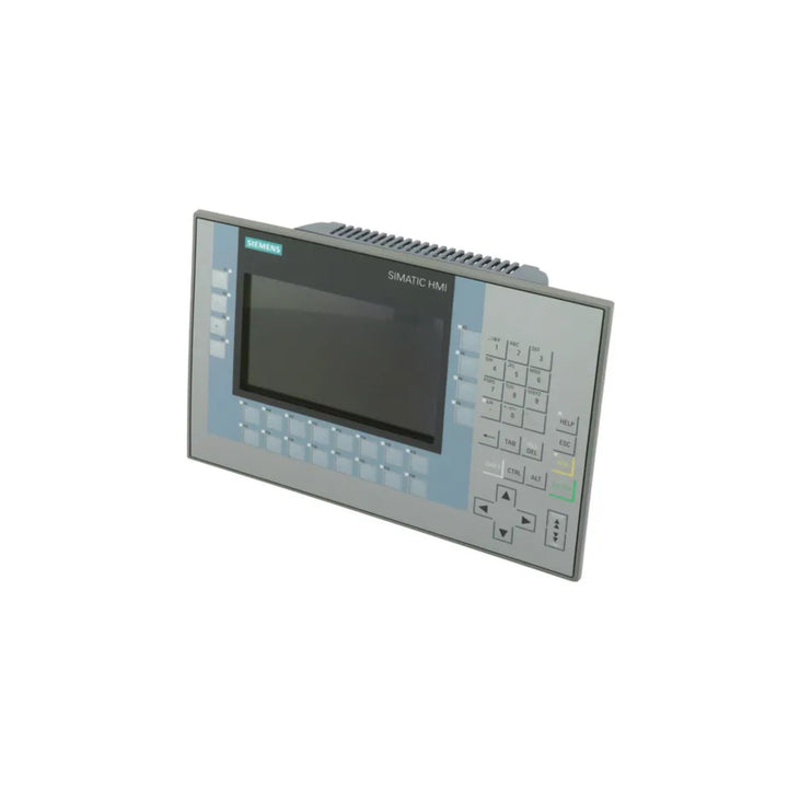 Siemens 6AV2124-1GC01-0AX0 SIMATIC HMI KTP700 Basic Panel with 7-inch touchscreen.