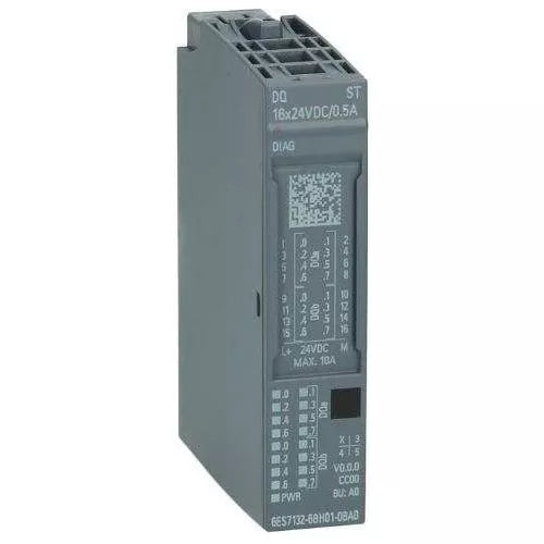6ES7132-6BH01-0BA0 Siemens SIMATIC ET 200SP, Digital output module, DQ 16x 24V DC/0,5A Standard
