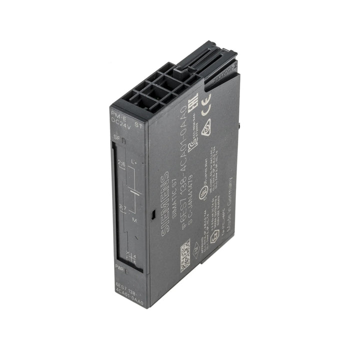 Siemens 6ES7138-4CA01-0AA0 ET 200S electronic module for industrial automation.