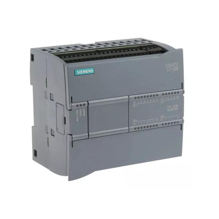 6ES7211-1AE40-0XB0 Siemens SIMATIC S7-1200, CPU 1211C, compact CPU, DC/DC/DC, onboard I/O: 6 DI 24 V DC; 4 DO 24 V DC; 2 AI 0-10 V DC, Power supply: DC 20.4-28.8V DC, Program/data memory 50 KB