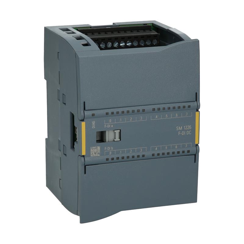 6ES7226-6BA32-0XB0 Siemens SIMATIC S7-1200, Digital input SM 1226, F-DI 16X 24 V DC, PROFIsafe, 70 mm overall width, up to PL E (ISO 13849-1)/ SIL3 (IEC 61508)