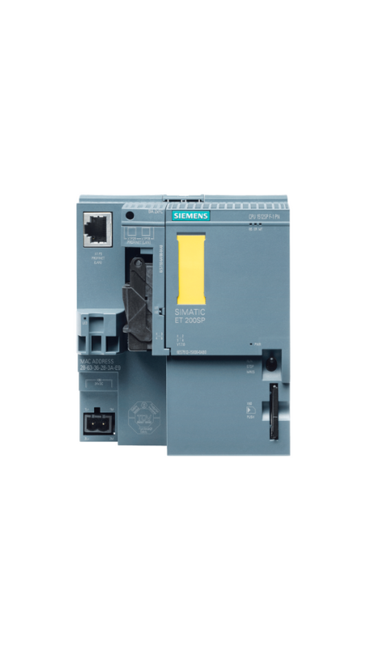 6ES7512-1SK01-0AB0 Siemens SIMATIC DP, CPU 1512SP F-1 PN for ET 200SP, Central processing unit with Work memory 300 KB for program and 1 MB for data, 1st interface: PROFINET IRT with 3-port switch, 48 ns bit performance