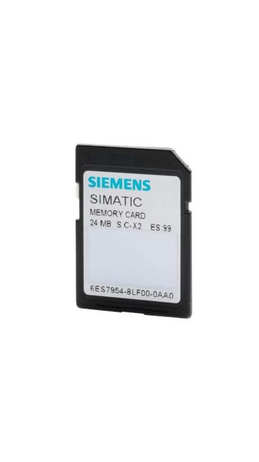 6ES7954-8LF03-0AA0 Siemens SIMATIC S7, CARTÃO DE MEMÓRIA PARA S7-1X00 CPU/SINAMICS, 3,3 V FLASH, 24 MBYTE