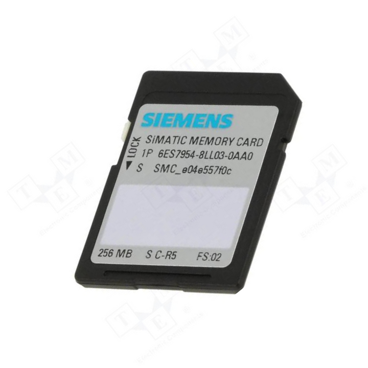 6ES7954-8LL03-0AA0 Siemens SIMATIC S7, MEMORY CARD FOR S7-1X00 CPU, 3,3 V FLASH, 256 MBYTE - DDPARTS SOLUTION