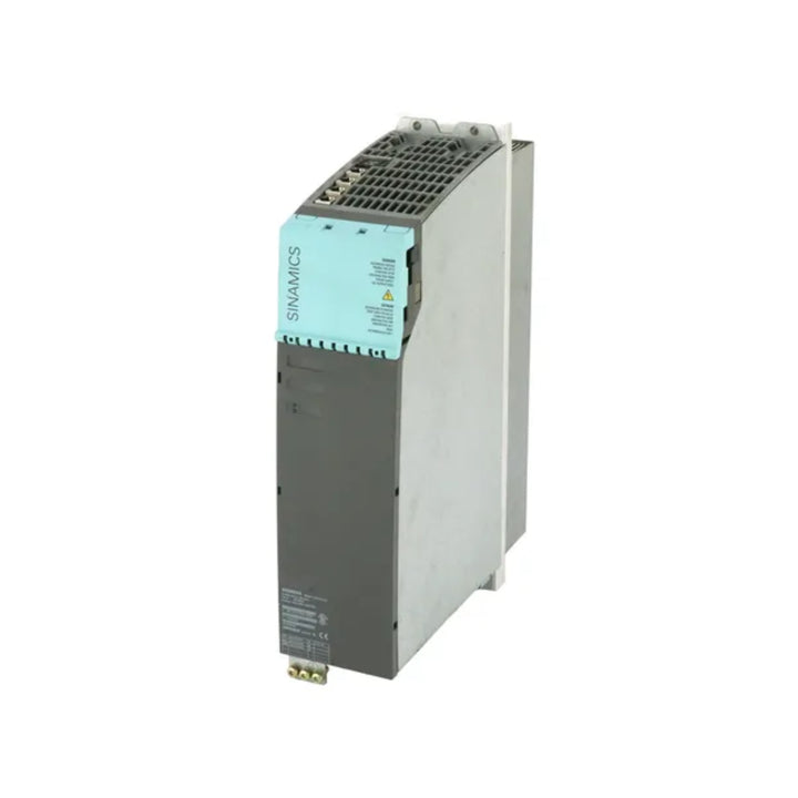 Siemens 6SL3121-2TE21-0AA3 SINAMICS S120 double motor module, 2 × 10 A, for industrial automation.