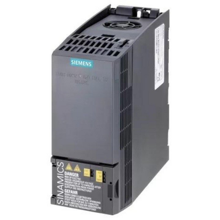 6SL3210-1KE15-8AF2 Siemens SINAMICS G120C RATED POWER 2,2KW WITH 150% OVERLOAD FOR 3 SEC 3AC380-480V +10/-20% 47-63HZ INTEGRATED FILTER CLASS A I/O-INTERFACE: 6DI, 2DO,1AI,1AO SAFE TORQUE OFF INTEGRATED FIELDBUS: PROFINET-PN PROTECTION: IP20