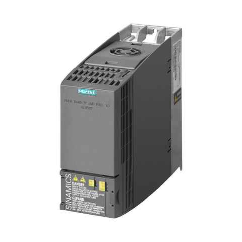 Siemens 6SL3210-1KE14-3UB2 SINAMICS G120C inverter, 0.75 kW, 400 V, compact and efficient motor control.