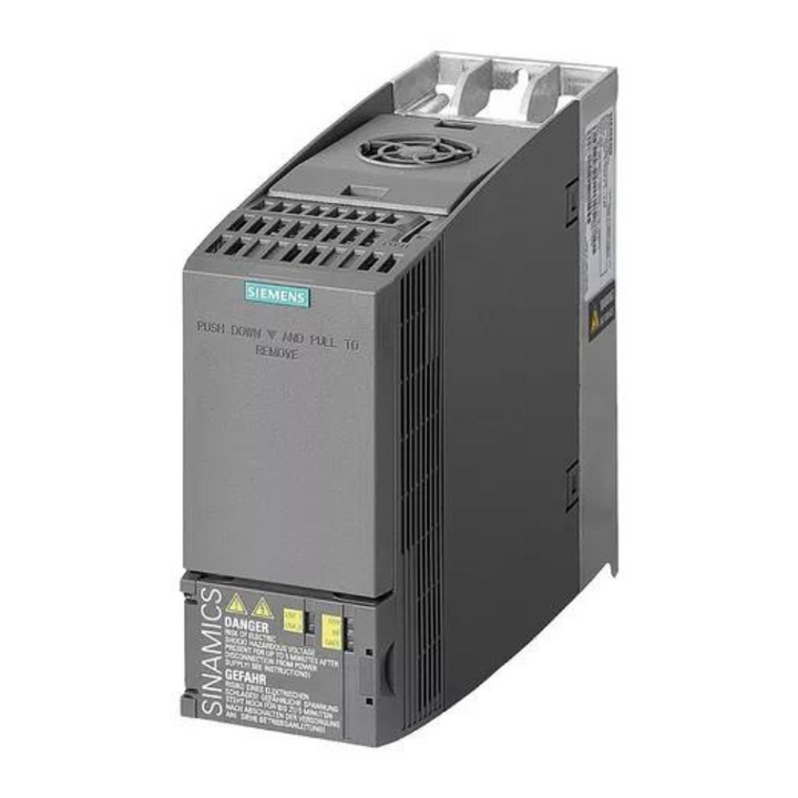 6SL3210-1KE17-5AF1 Siemens SINAMICS G120C RATED POWER 3,0KW WITH 150% OVERLOAD FOR 3 SEC 3AC380-480V +10/-20% 47-63HZ INTEGRATED FILTER CLASS A I/O-INTERFACE: 6DI, 2DO,1AI,1AO SAFE TORQUE OFF INTEGRATED FIELDBUS: PROFINET-PN PROTECTION: IP20 - DDPARTS SOLUTION