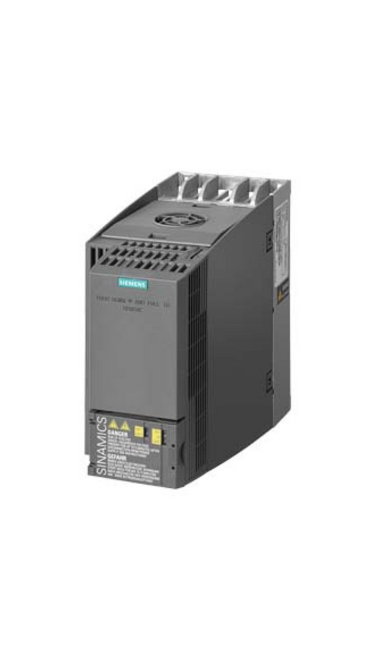 6SL3210-1KE21-3AF1 Siemens SINAMICS G120C RATED POWER 5,5KW WITH 150% OVERLOAD FOR 3 SEC 3AC380-480V +10/-20% 47-63HZ INTEGRATED FILTER CLASS A I/O-INTERFACE: 6DI, 2DO,1AI,1AO SAFE TORQUE OFF INTEGRATED FIELDBUS: PROFINET-PN PROTECTION: IP20