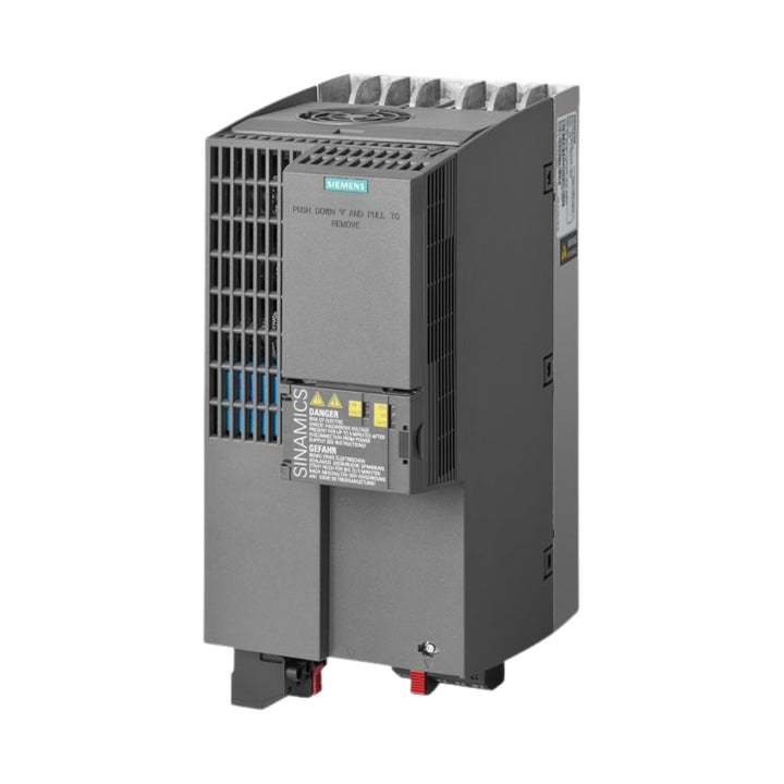 Siemens 6SL3210-1KE23-2AB1 SINAMICS G120C compact inverter, 15 kW, 400 V, with integrated safety functions.