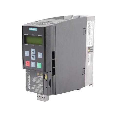 Siemens 6SL3210-1KE23-2AP1 SINAMICS S120 single motor module, 18.5 kW, 380–480 V AC for high-performance drive systems.