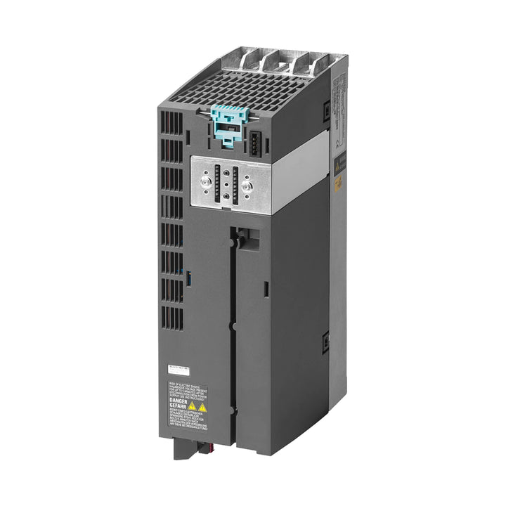 Siemens 6SL3210-1PB17-4AL0 SINAMICS G120 PM240-2 module, 0.75 kW, 3AC 200 V, compact drive with integrated brake chopper.