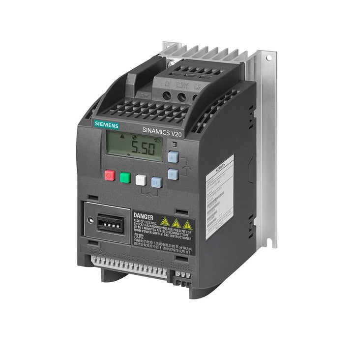 Siemens 6SL3210-5BB17-5UV0 SINAMICS S120 power module, 400 V, 170 A, for heavy-duty motor control.