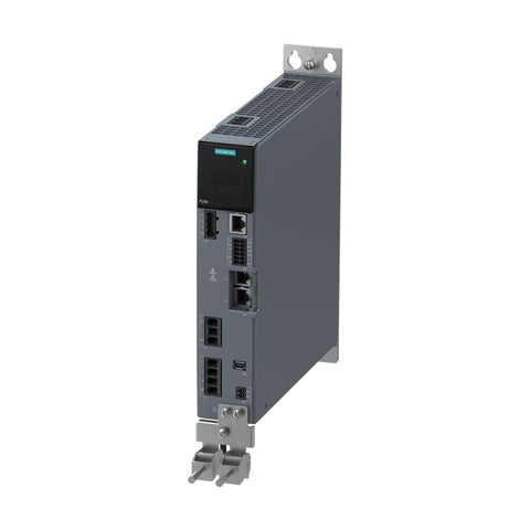 Siemens 6SL3210-5HE10-8UF0 G120X 0.75 kW drive with IP55 housing for pumps, fans, and infrastructure.