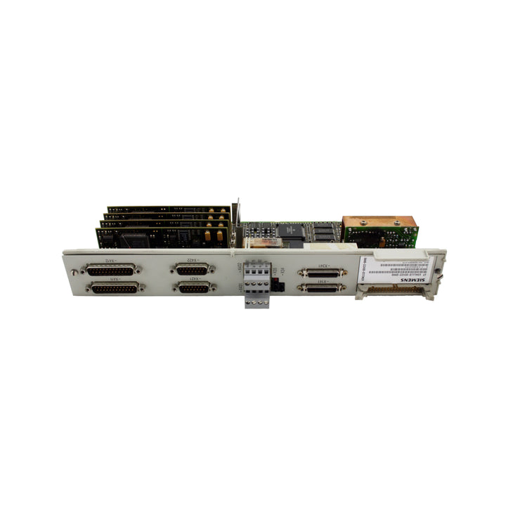 Siemens 6SN1118-0DH22-0AA0 SIMODRIVE 611 double-axis controller board for precise motion control.