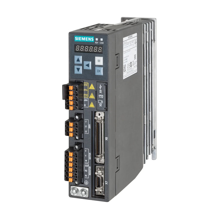 Siemens 6SL3210-5FB10-2UF2 SINAMICS G120X inverter 1.1 kW with PROFIBUS for pumps and fans in infrastructure.