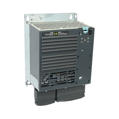 Siemens 6SL3224-0BE31-8UA0 PM240-2 power module, 18.5 kW, with brake chopper, for SINAMICS G120 motor control systems.