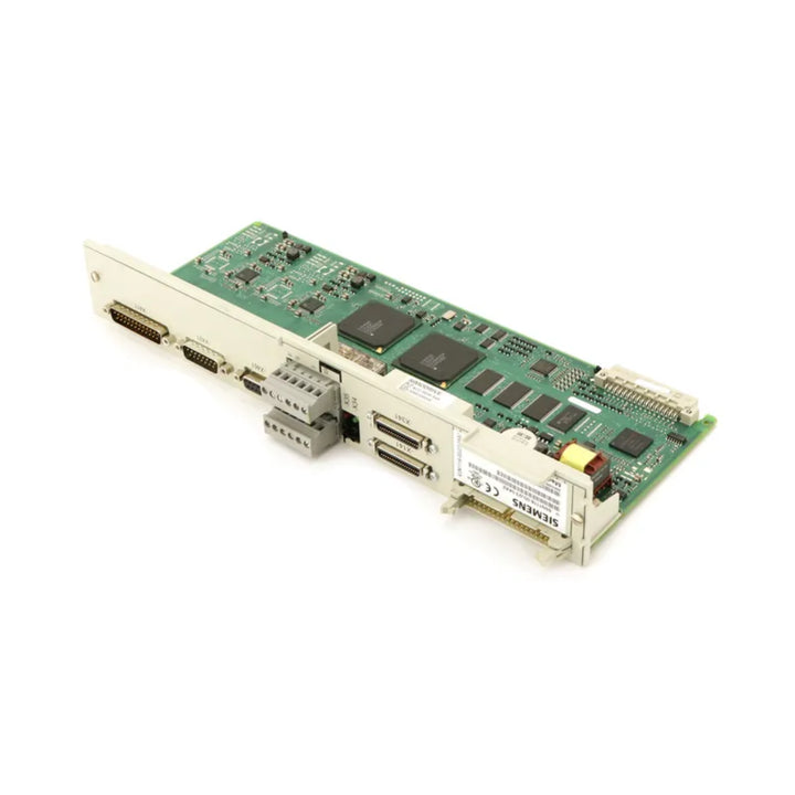 Siemens 6SN1118-0DJ23-0AA2 SIMODRIVE 611 2-axis control module for high-precision CNC motion control systems.