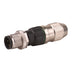 Murrelektronik 7000-12481-0000000 M8 female connector, 3-pin straight, shielded, PVC cable