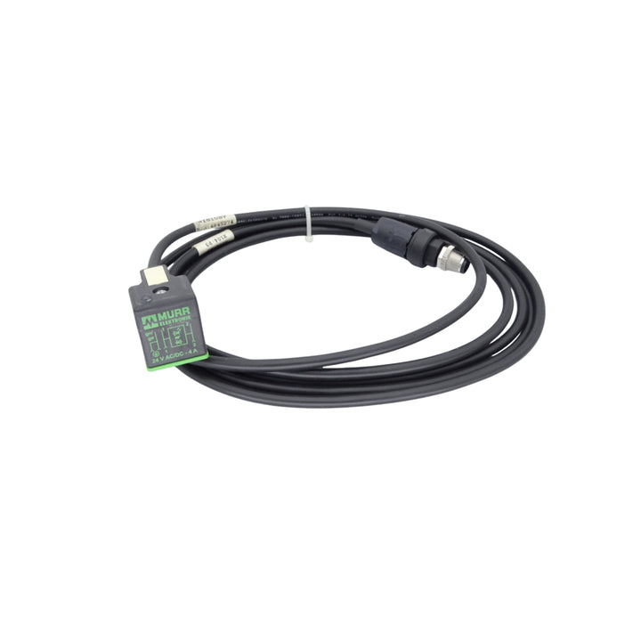 Murrelektronik 7000-18021-6160500 M8 3-pin straight female cordset with 5m PUR cable and IP67 protection.