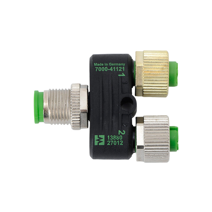 Murrelektronik 7000-41121-0000000 M12 female connector, 4-pin straight, shielded, PVC cable