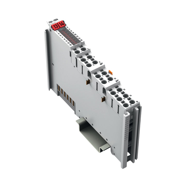 WAGO 750-1504 16-channel digital output module, 24 VDC 0.5 A, high-side switching, IP20