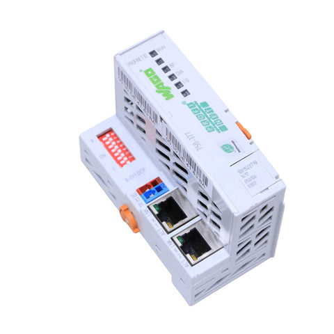WAGO 750-377 PROFINET IO fieldbus coupler, 3rd Gen ECO Advanced, dual RJ-45, up to 64 modules, IP20