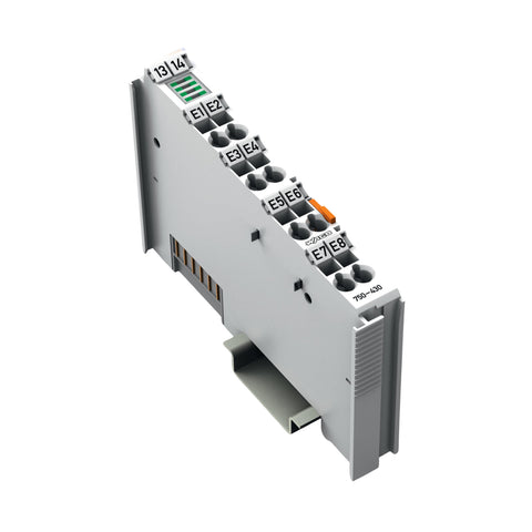 WAGO 750-430 8-channel digital input module, 24 VDC, 3 ms, high-side switching, IP20