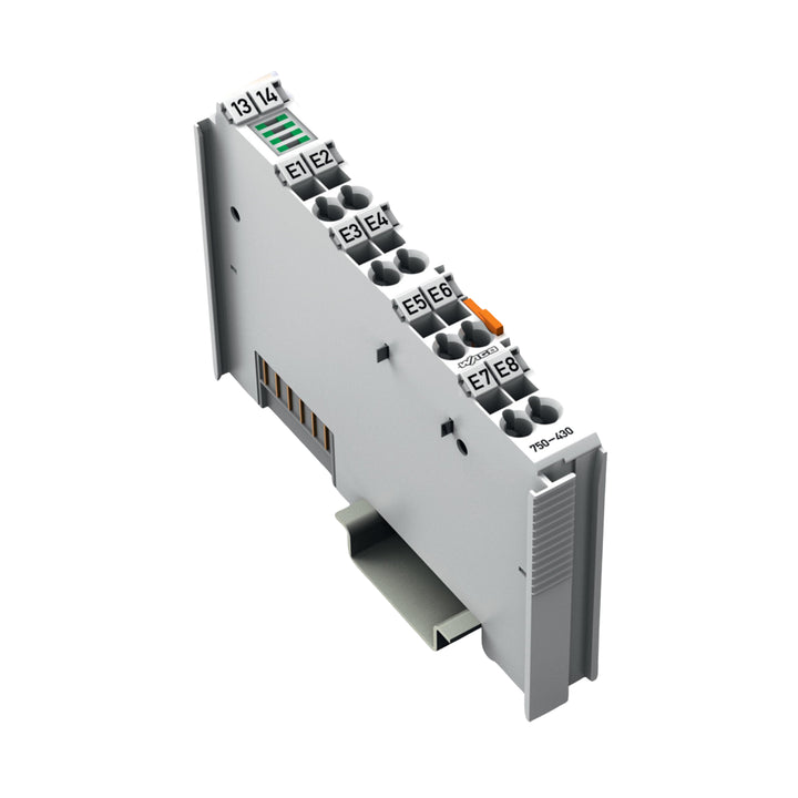 WAGO 750-430 8-channel digital input module, 24 VDC, 3 ms, high-side switching, IP20