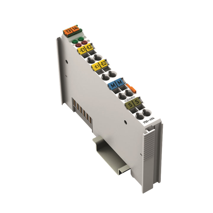 WAGO 750-454 2-channel analog input module, 4-20 mA differential, 12-bit resolution, IP20