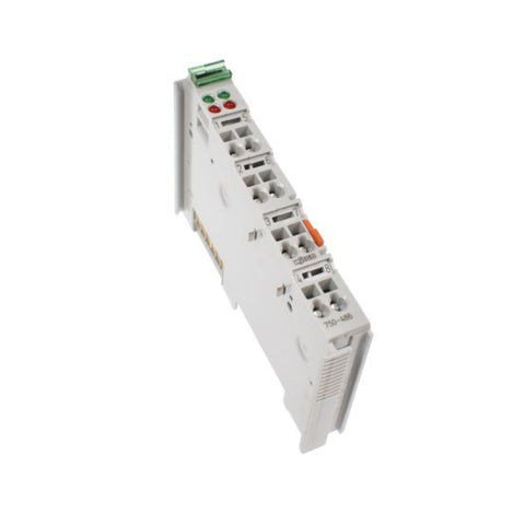WAGO 750-466 2-channel analog input module, 4-20 mA single-ended, 12-bit resolution, IP20