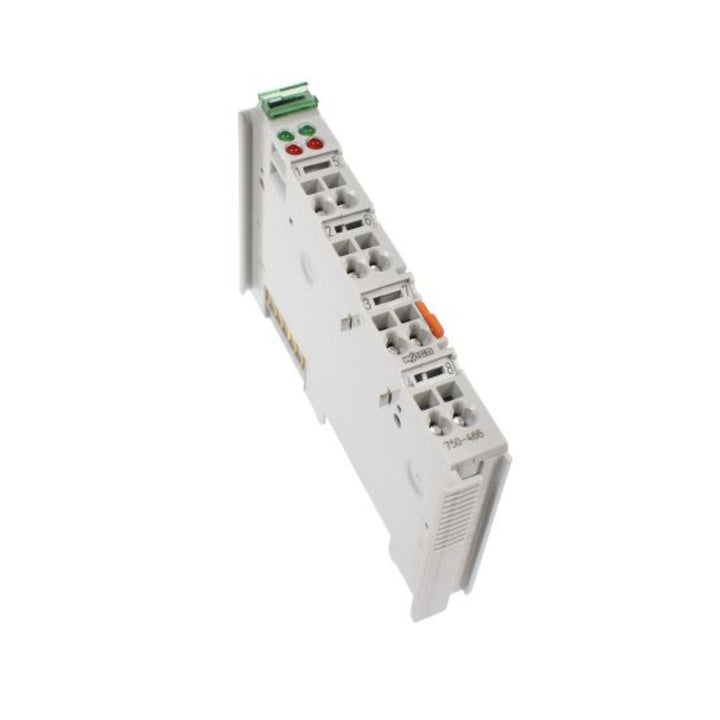 WAGO 750-466 2-channel analog input module, 4-20 mA single-ended, 12-bit resolution, IP20