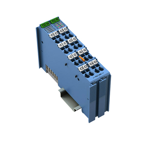 WAGO 750-489 4-channel analog input module, RTD/TC/Strain Gauge, intrinsically safe, 16-bit