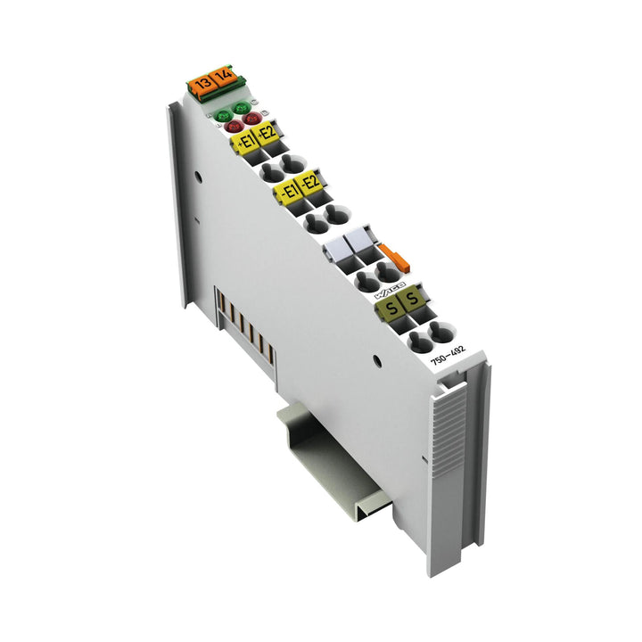 WAGO 750-492 2-channel differential analog input module, 4-20 mA, 13-bit resolution, IP20