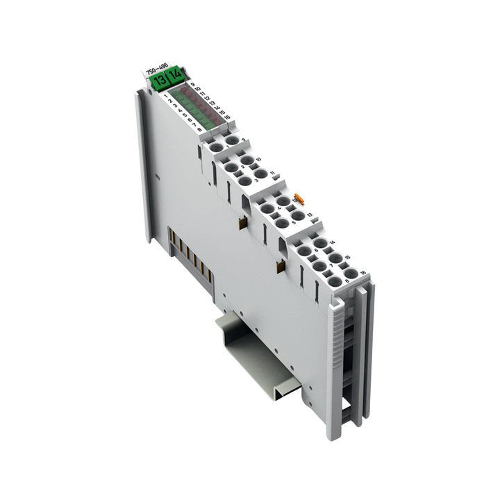 WAGO 750-496 8-channel analog input module, 0/4-20 mA single-ended, 12-bit resolution, IP20