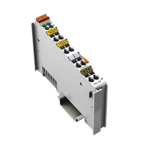 WAGO 750-513 2-channel relay output module, 2 A, 250 VAC / 30 V DC, potential-free, IP20