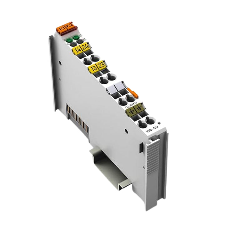 WAGO 750-513 2-channel relay output module, 2 A, 250 VAC / 30 V DC, potential-free, IP20