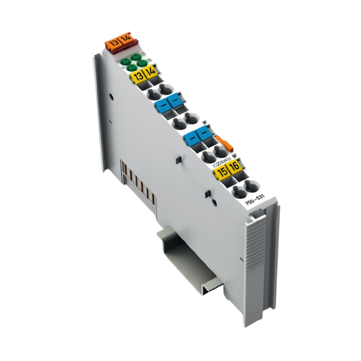 WAGO 750-531 4-channel digital output module, 24 VDC 0.5 A high-side, LEDs, IP20
