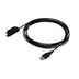 WAGO 750-923 USB configuration cable, 2.5 m, 4-pole to USB-A, black