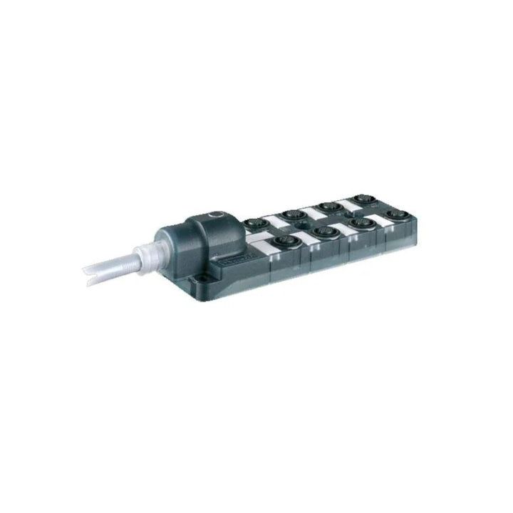 Murrelektronik 8000-88510-3980500 M8 5-pin angled female connector, shielded, IP67-rated for industrial automation.