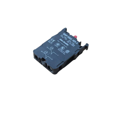 Bloco de contato de parafuso Allen-Bradley 800F-X02D | 22,5 mm | 2 NC