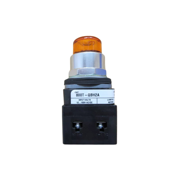Botão de pressão Allen-Bradley 800T-QBH2A | 30,5 mm | Âmbar iluminado