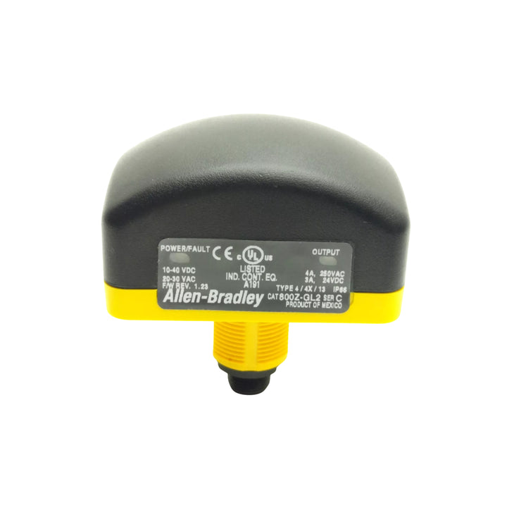 800Z-GL2Q5, botão de emergência Allen-Bradley, ideal para aplicações de segurança em ambientes industriais e controle de máquinas.