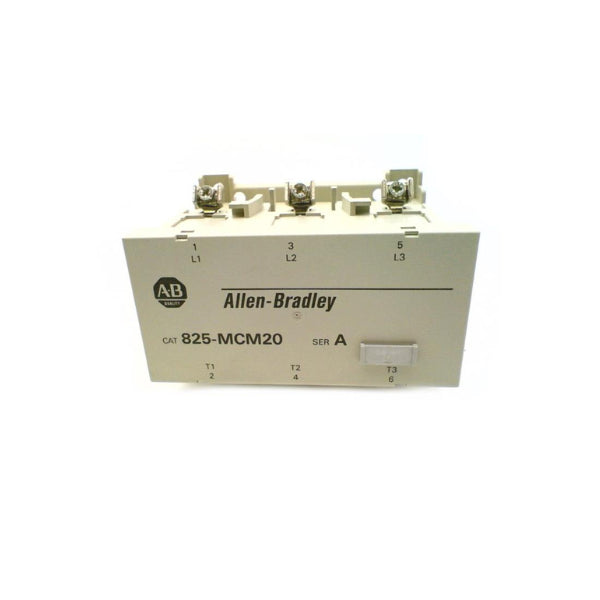 Allen-Bradley 825-MCM20 Three-Phase Current Monitoring Module, Real-time Monitoring, Industrial Automation