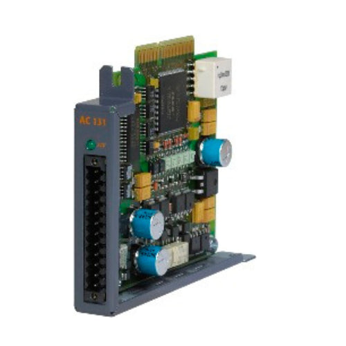 8AC131.60-1 B&R ACOPOS plug-in module, 2 analog inputs ±10 V, 2 digital I/Os configurable as 24 V input or output 45 mA