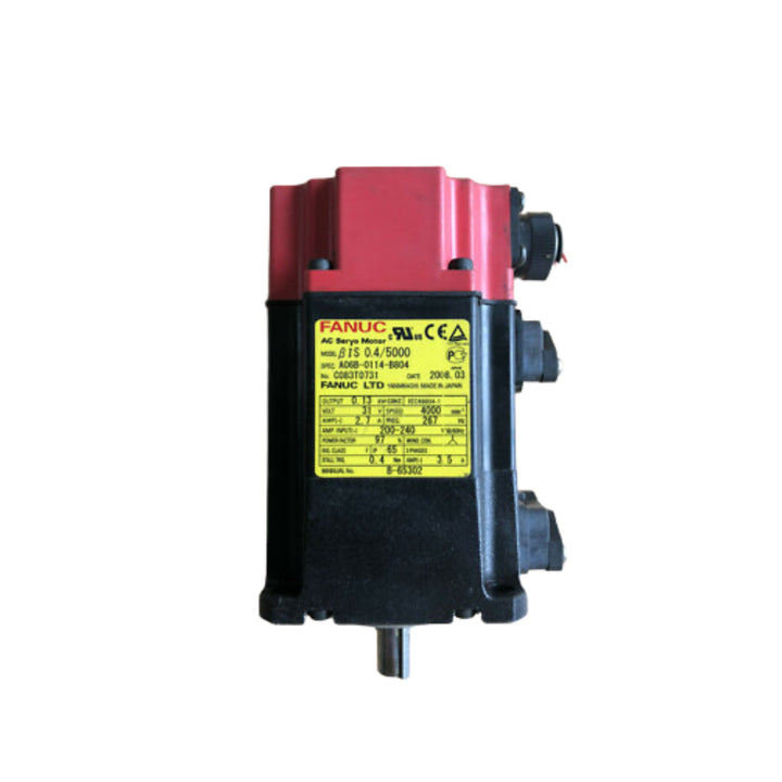 FANUC A06B-0114-B804 AC servo motor for CNC machines, offering high torque, precision, and reliable performance.